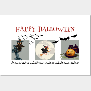 Happy Halloween No. 03 Posters and Art